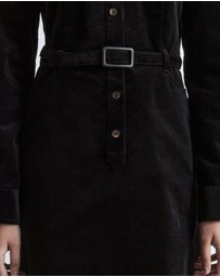 & Other Stories - Belted Velvet Mini Dress