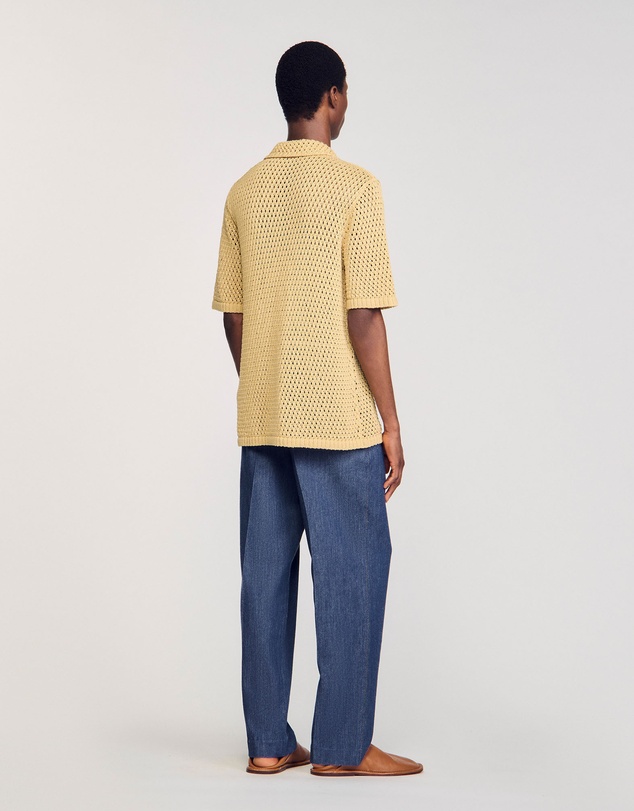 Sandro - Crochet Mc Shirt