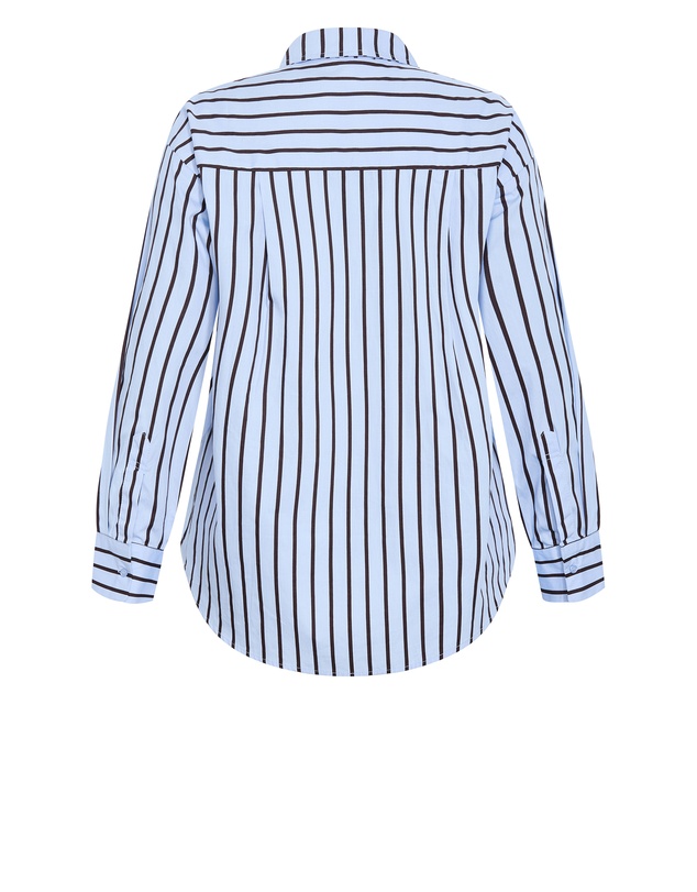 City Chic - Stassi Stripe Cotton Shirt