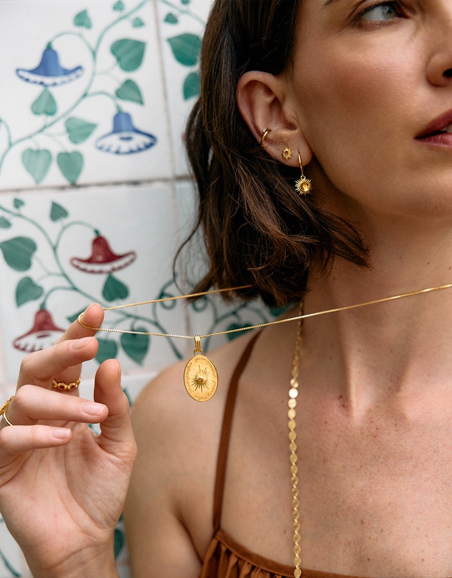 Rachel Jackson - You Are My Sunshine Citrine Necklace Gold