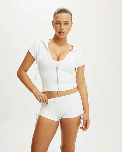 Cotton On Body Active - Ultra Soft Tie Side Roll Over Micro Short
