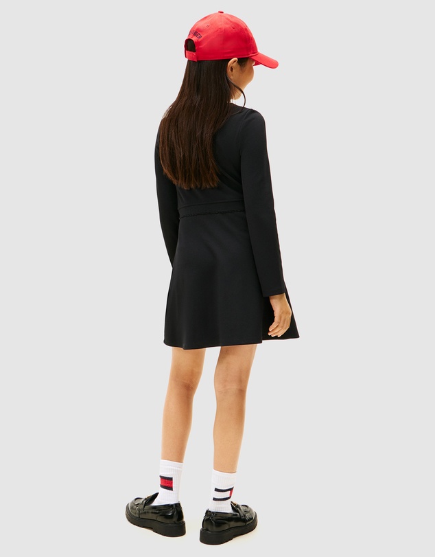 Tommy Hilfiger - Punto Long Sleeve Skater Dress - Kids