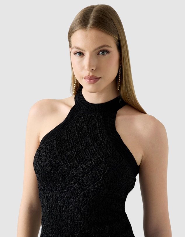 GUESS - Sleeveless Serina Lurex Sweater