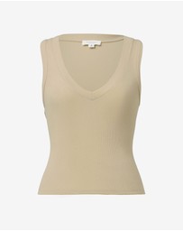 Forcast - Devon V-Neck Singlet