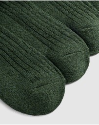 Les Deux - 2-Pack Striped Melange Socks