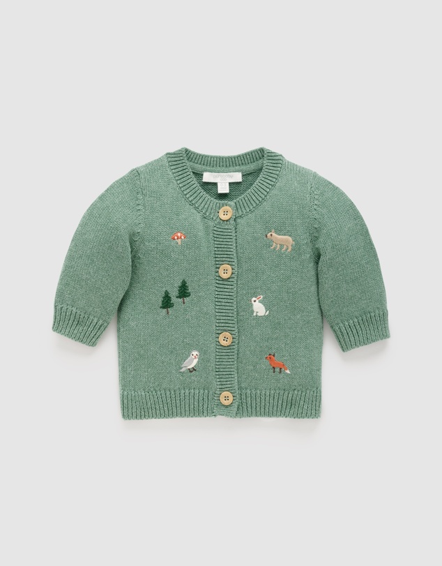 Purebaby - Woodland Cardigan -Kids-Babies