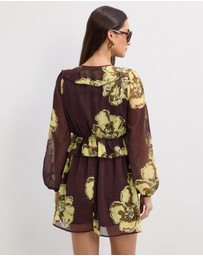 The Fated - Kyla Printed Mini Dress