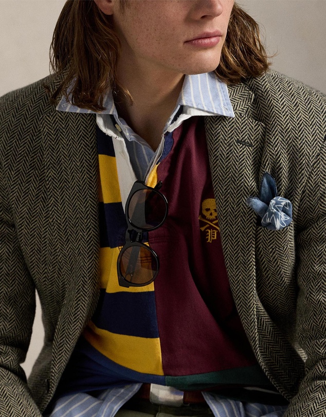 Polo Ralph Lauren - ICONIC EXCLUSIVE - Classic Fit Patchwork Jersey Rugby Shirt