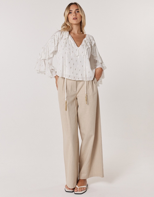Fate + Becker - Delia Ruffle Top