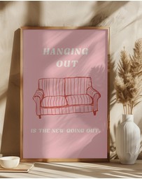 Olive et Oriel - Hanging Out by Treechild Art Print