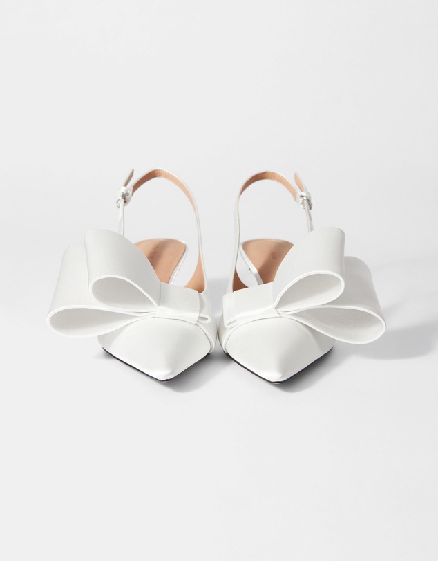 & Other Stories - Bow-Embellished Satin Pumps