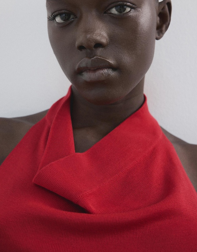 M.N.G - Halter-Neck Lyocell Top