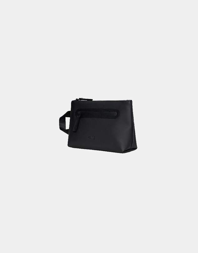 RAINS - 2 Zip Cosmetic Bag Large Black