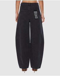 Ksubi - BARREL JEAN CARPENTER BLACK