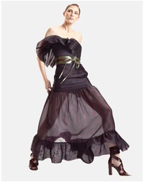 Cynthia Rowley - Organza Midi Skirt