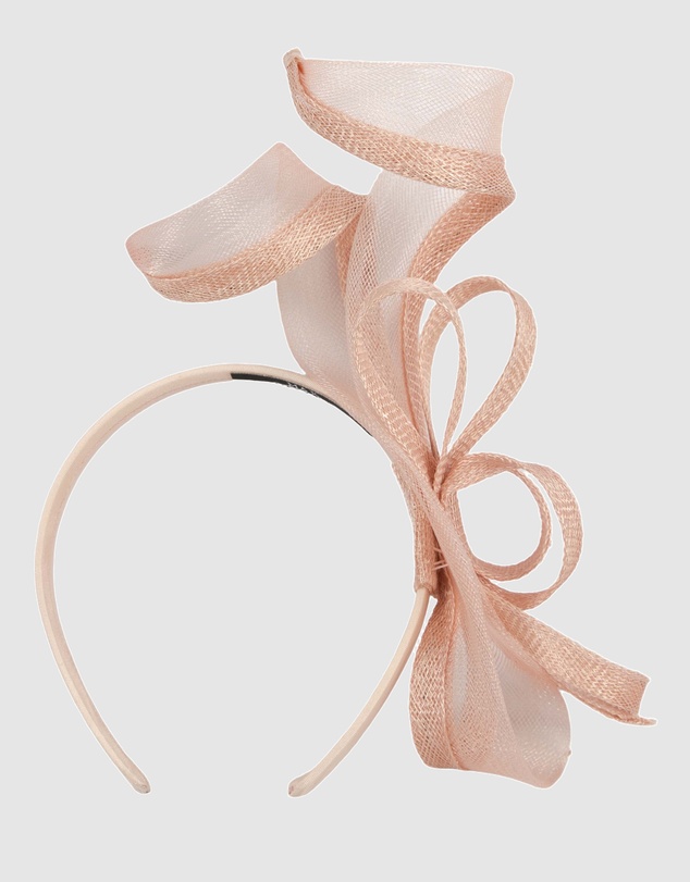 Max Alexander - Small Blush Sinamay Loops Fascinator
