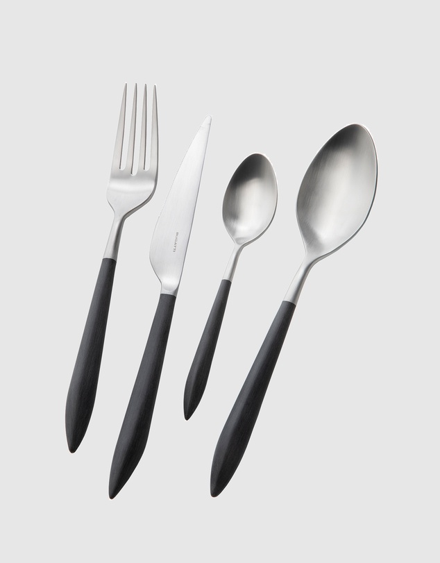Bugatti - Ares Cutlery Set 16-piece - Black