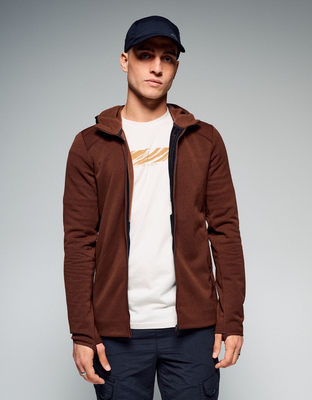 Kathmandu - Ridge Power Stretch Fleece Hood Jacket