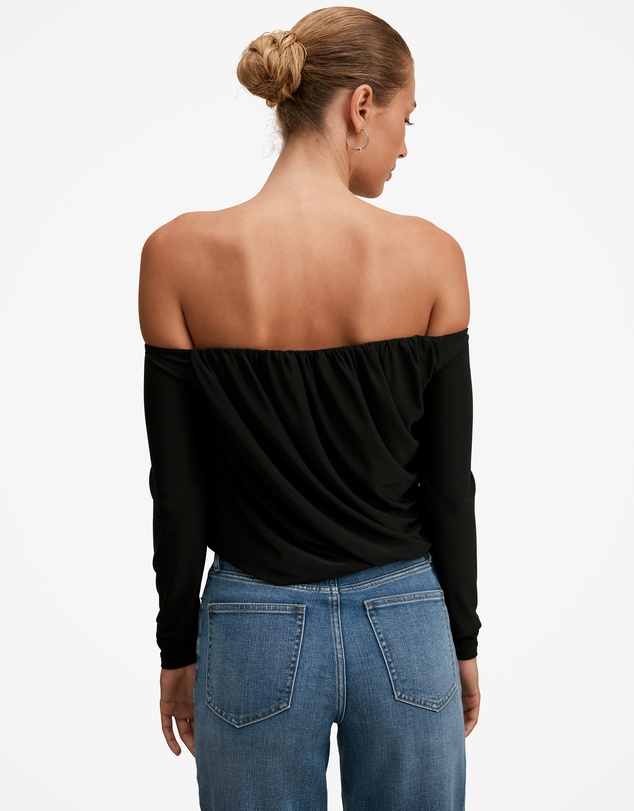 Forever New - Dallas Draped Long Sleeves Top