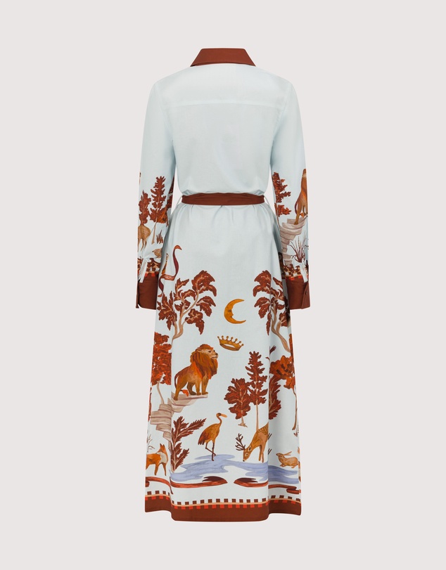 SMWR. by The Somewhere Co - Moon Court Long Sleeve Maxi Shirt Dress