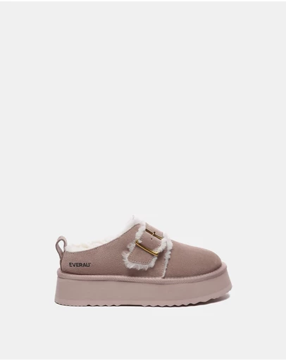 EVERAU - EverAU Ugg Tobias Cow Suede Upper House Shoes