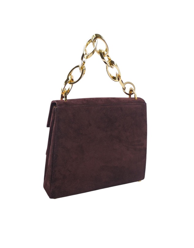 Pre-Loved by Azura Reborn - Pre-Loved Suede Chain Satchel