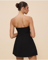CHANCERY - Dahlia Strapless Structured Mini Dress