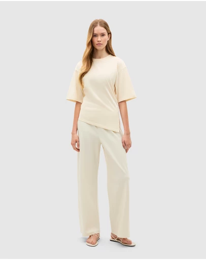 Seed Heritage - Waisted Asymmetrical Hem Tee