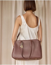 VESTIRSI - Vera Mahogany Large Bowler Bag