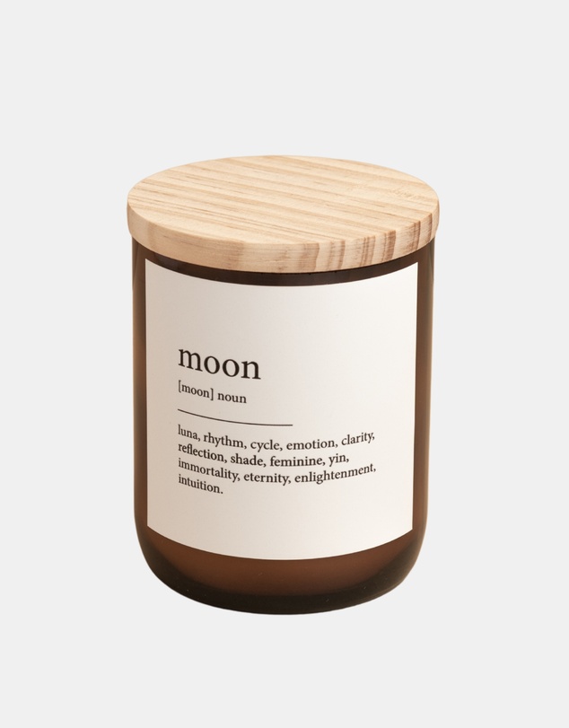 The Commonfolk Collective - Moon ~ Dictionary Meaning Candle