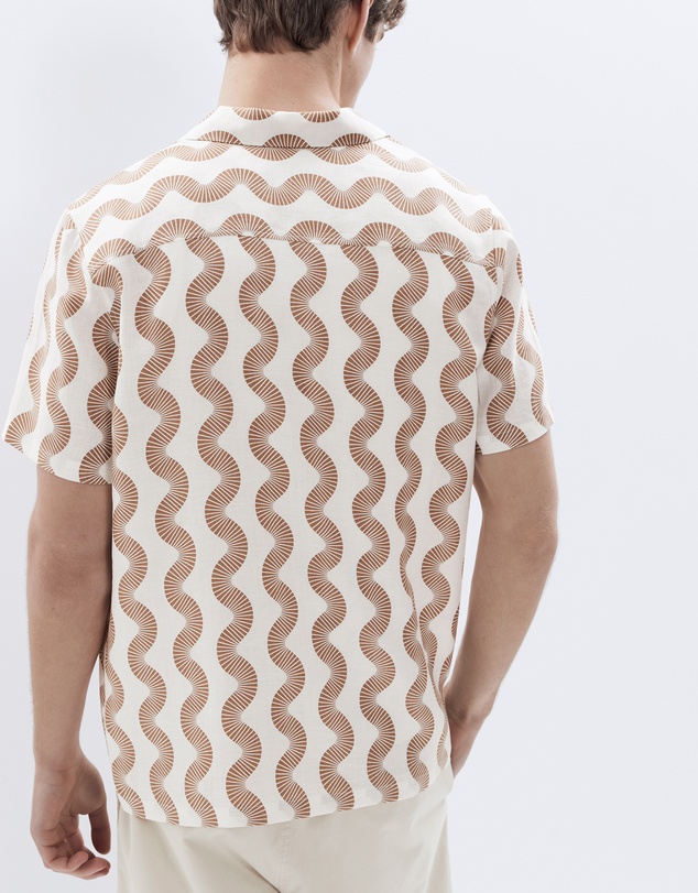 UNISON - Wavy Print Regular Fit Shirt