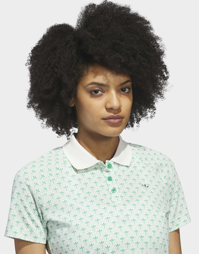 adidas Originals - Originals All Over Trefoil Polo Shirt Womens