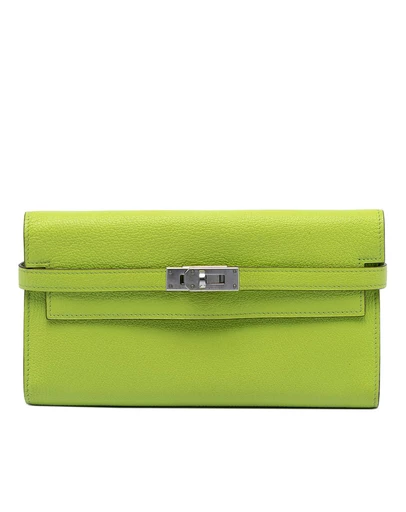 Pre-Loved by Azura Reborn - Pre-Loved Chevre Mysore Kelly Longue Wallet