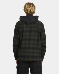 Billabong - Mens Baja Surf Hooded Flannel Shirt