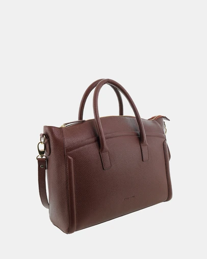Pierre Cardin - Pierre Cardin Genuine Leather Square Tote Crossbody Bag