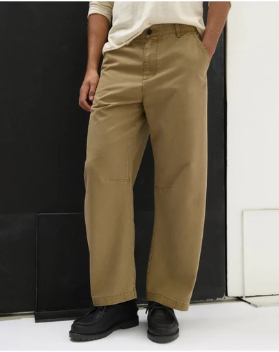 AERE - Cotton Barrel Pants