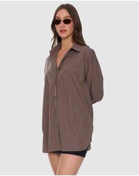 Thrills - Brentwood Stripe Oversized Shirt
