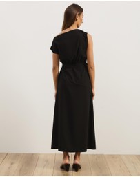 Atmos&Here - Jayde Off Shoulder Midi Dress