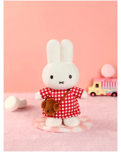 Miffy - Miffy Checkered Dress with Snuffy Bag