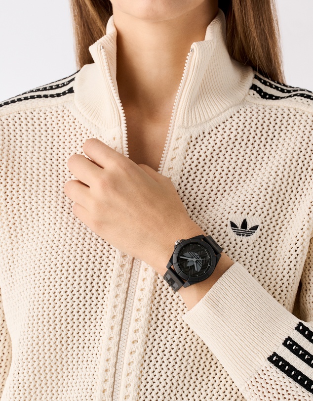 adidas Originals - Project Four 41mm Black Resin Watch