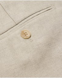 Calibre - Linen Cotton Twill Shorts Natural