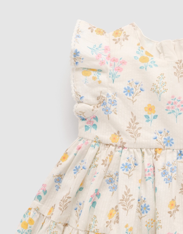 Purebaby - Gathered Dress-Kids-Babies
