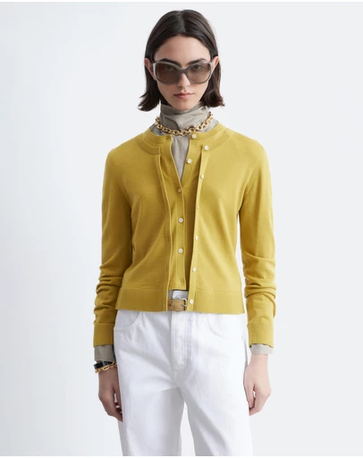 & Other Stories - Double-Layer Merino Wool Cardigan