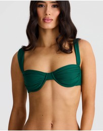 Vacay Swimwear - Rhodes Top Emerald