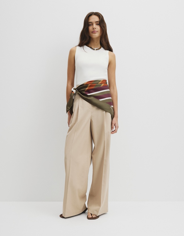 Country Road - Silk Multi Stripe Scarf