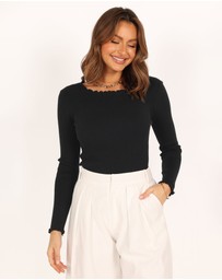 Petal & Pup - Kya Knit Top - Black