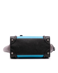 Pre-Loved by Azura Reborn - Pre-Loved Micro Tricolor Leather Luggage Tote