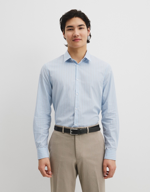 Country Road - Slim Fit Cotton Stretch Stripe Shirt