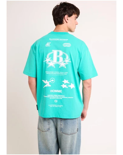 Black Noise White Rain - Aesthetics T-Shirt