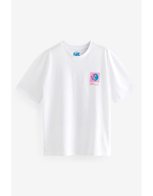 NEXT - Back Print Beach Graphic T-Shirt